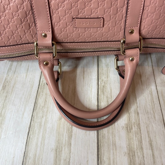 🎀Gucci Guccissima Medium Joy Boston Dusty Pink🎀 - Picture 4 of 11